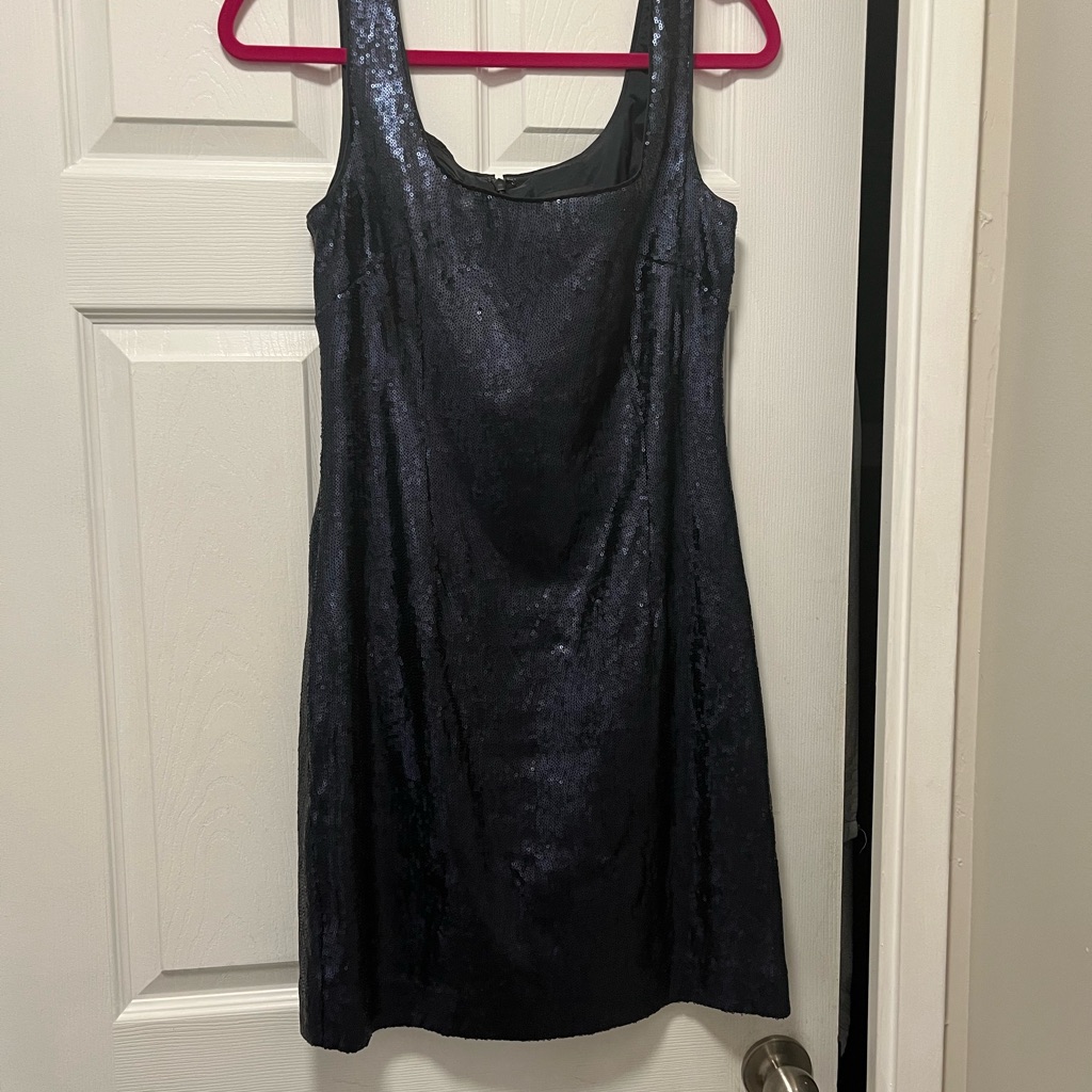 Banana Republic L’wren Scott Dark Blue Sequin Mini Dress